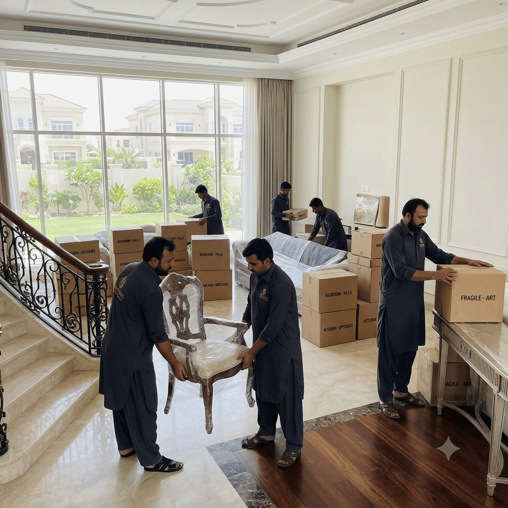 Villa Moving service in UAE – Johar Khan Movers
